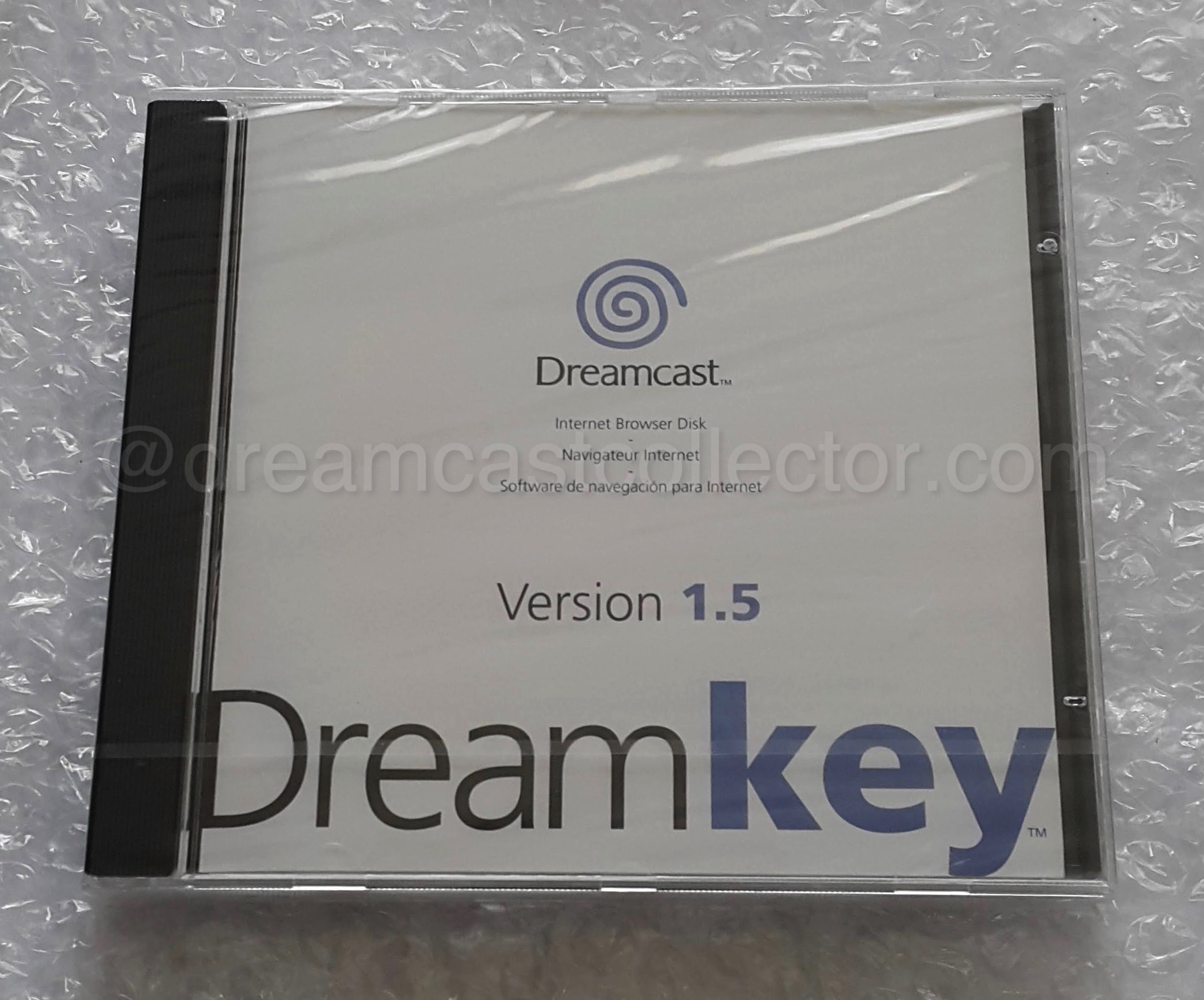 The first major revision of the PAL browser was the DreamKey 1.5 iteration which allowed gamers in the Republic of Ireland access to SEGA Europe’s network infrastructure. This version also represented the last of the PAL browsers that was produced in Japan exclusively for the European region. Two further DreamKey discs were produced in Japan but they were restricted to smaller or emerging markets. Like the previous incarnation the updated 1.5 version was released in two separate editions.