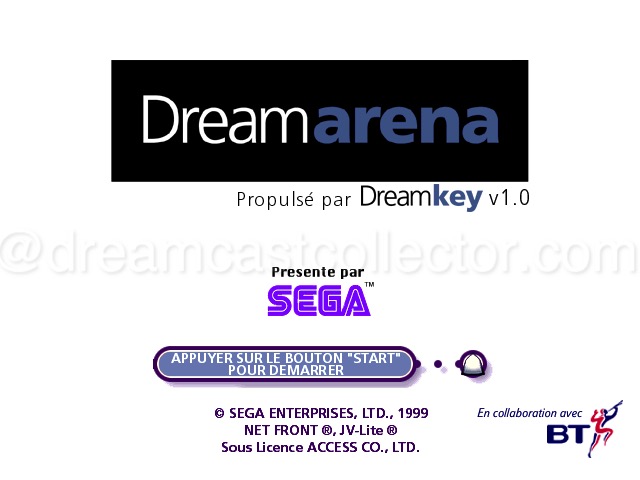 The initial pages of the French iteration of the Dreamkey have been localised. As this version still enabled online access in the other three countries shown on the rear insert, it's still intuitive to use as many important screens are still in English.